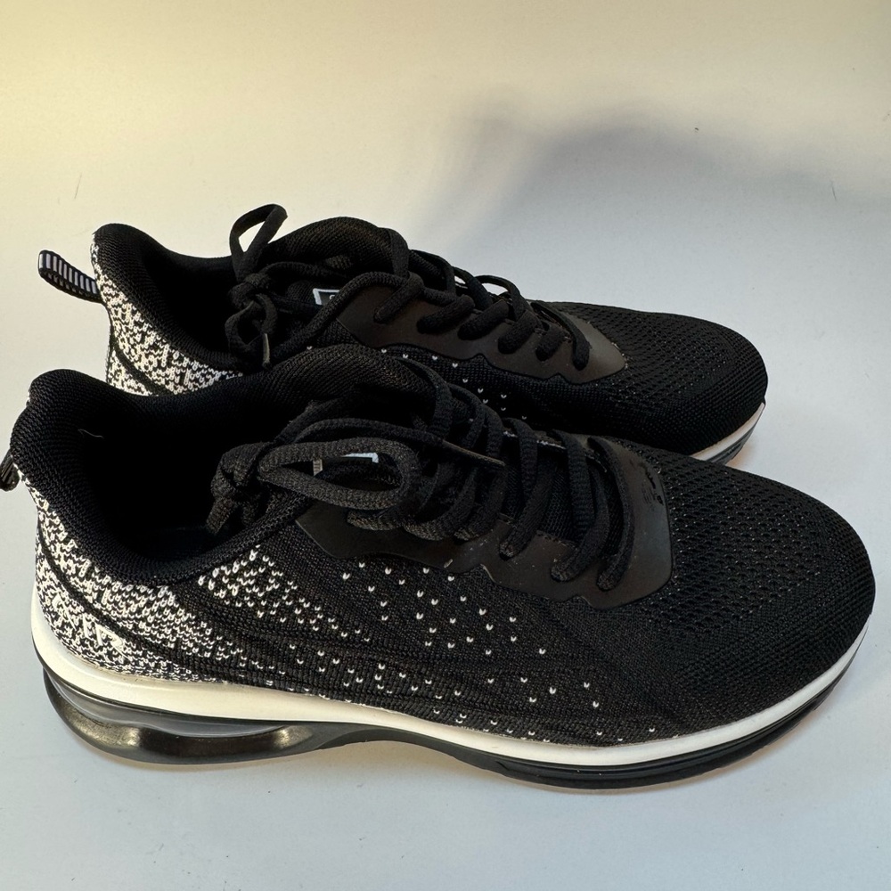 Black and White Athletic Sneakers